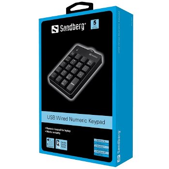 USB Wired Numeric Keypad - 3