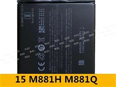 New battery BA881 3000mAh/11.55WH 3.85V for Meizu 15 M881H M881Q