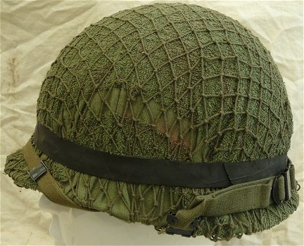 Helm, type: M53 (Troepenhelm), Koninklijke Landmacht, met binnenhelm, 1988.(Nr.3) - 1