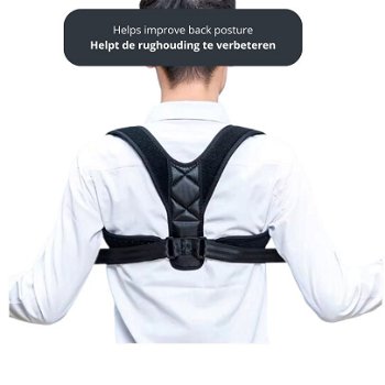 Rug rechthouder posture corrector back brace small / medium - 0