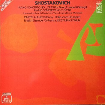 LP - Shostakovich - pianoconcert - Dmitri Alexeev, piano - 0