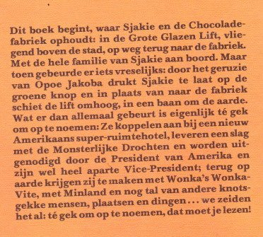 SJAKIE EN DE GROTE GLAZEN LIFT - Roald Dahl - 1