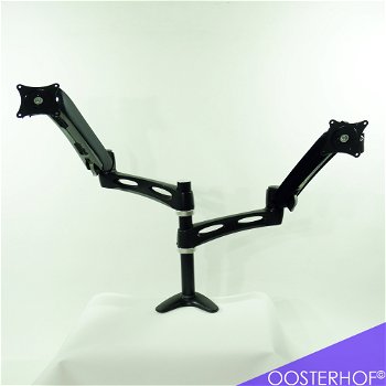 Ergotron® LX Dual Desk Mount Monitor Arm Dark Grey #8 - 0