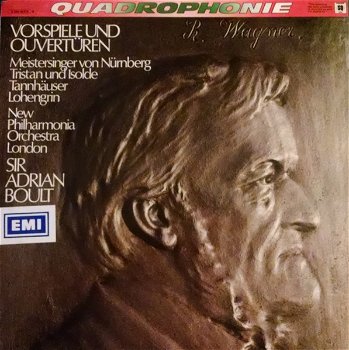 LP - Richard Wagner - Vorspiele und Ouverturen - Sir Adrian Bolt - 0