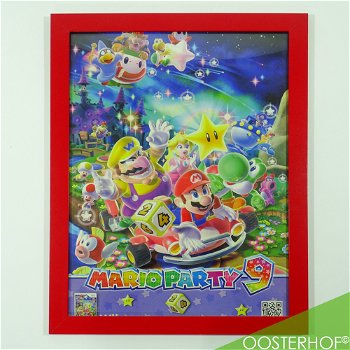 Mario Party 9 - IKEA Lijst NYTTJA 21386 33,5 x 43,7 - 0