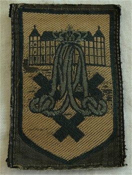 Embleem, Mouw, GVT, Koninklijke Militaire Academie (KMA), 2de model, KL, jaren'90.(Nr.1) - 1