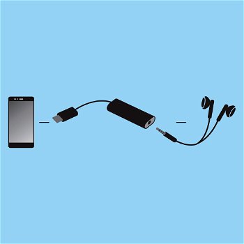 USB-C Audio Adapter geschikt voor alle merken en modellen - 6