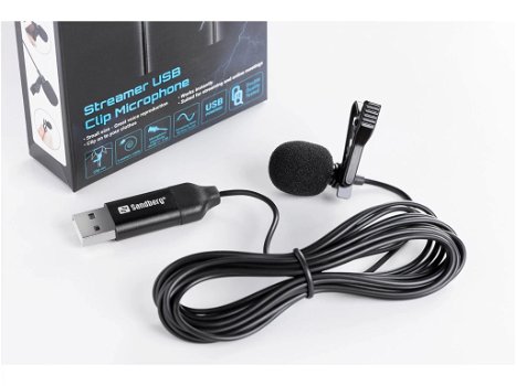 Streamer USB Clip Microphone kleine, discrete microfoon - 5