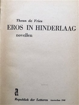 Eros in hinderlaag (Novellen) - Theun de Vries - 2