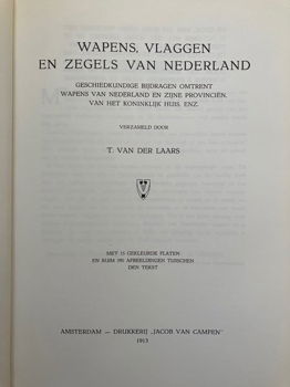 Wapens, vlaggen en zegels van Nederland - T. van der Laars - 1