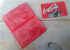 Coca cola card / pasje en mapje (bieden) (voor de coca cola verzamelaar)