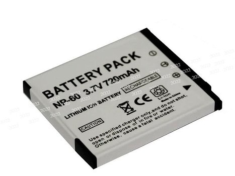 New Battery Camera & Camcorder Batteries CASIO 3.7V 720mAh - 0