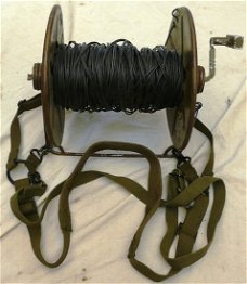 Haspel DR-8 / Wire Spool, Veldtelefonie, US Army, Signal Corps, jaren'40/'50.(Nr.22)