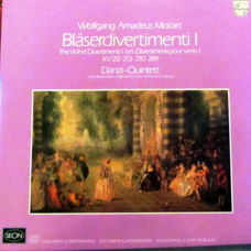 LP - Mozart - Bläserdivertimenti I - Danzi quintett
