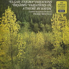 LP - Elgar*Brahms - Enigma Variations - Pierre Monteux