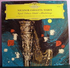 LP - Nicanor Zabaleta - Harp - Ravel*Debussy*Handel*Albrechtsberger