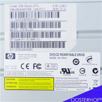 HP DVD-RW / CD-RW DH-16AAL-HT2 SATA - 5