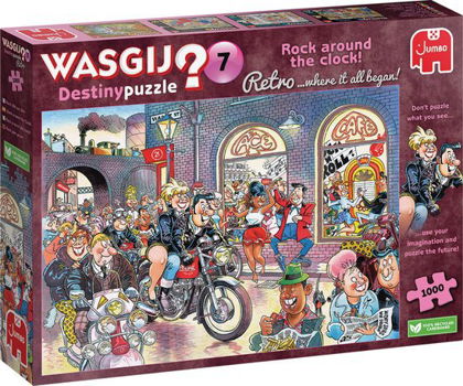 Wasgij Destiny Rock Around The Clock Puzzel - 1000 stukjes - 0