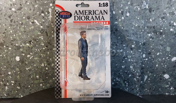 Diorama figuur Gentlemen's Club-4 AD495 1:18 American Diorama - 2