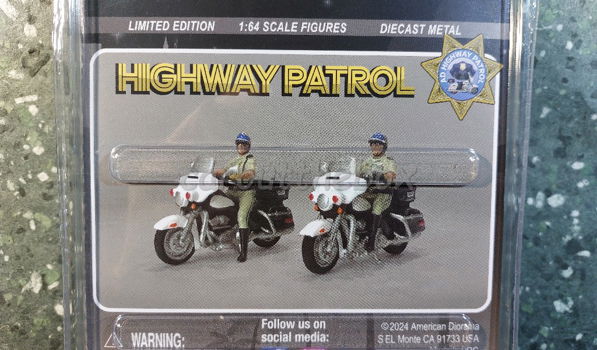 Diorama set Highway Patrol AD514 1:64 American Diorama - 1