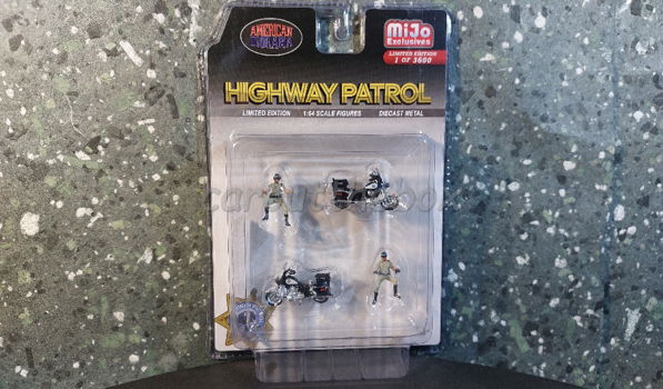 Diorama set Highway Patrol AD514 1:64 American Diorama - 2