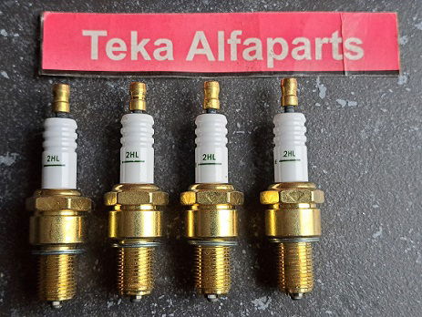 Golden Lodge 2HL Bougies 4x Zündkerzen Spark Plugs NOS - 1