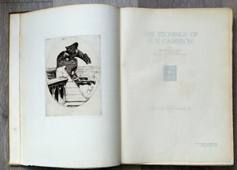 [Etsen] The etchings of D.Y. Cameron 1924 Nr. 110 van 200 ex - 0