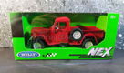 1947 Jeep Willys pickup rood 1/24 Welly - 3 - Thumbnail