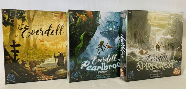 Everdellbundel Basisspel - Spirecrest + Pearlbrook /Bordspel - 1