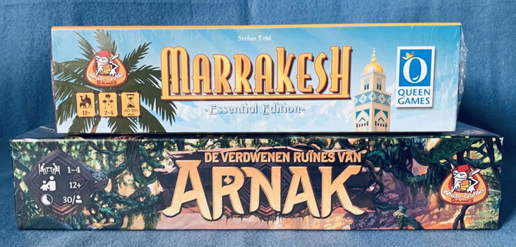 Bordspelbundel NL - Arnak Basisspel | Marrakesh Essential - 1