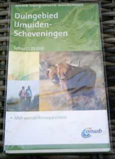 ANWB wandelkaart. Duingebied IJmuiden-Scheveningen.