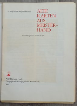 Alte Karten aus Meisterhand. Sammelmappe 1987 - 24 kaarten - 2