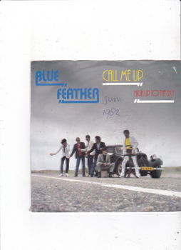 Single Blue Feather - Call me up - 0