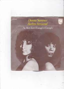 Single Barbra Streisand/Donna Summer - No more tears - 0