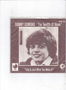 Single Donny Osmond - The twelfth of never