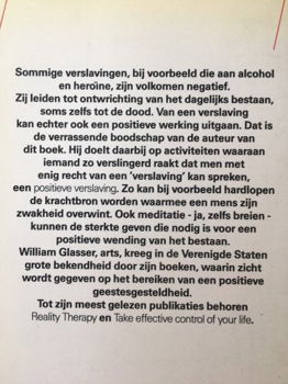 Positieve verslaving - Dr. William Glasser - 1