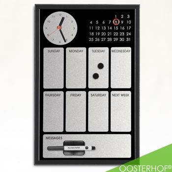 Weekplanner Memobord Klok 30 x 45 | NIEUW - 6