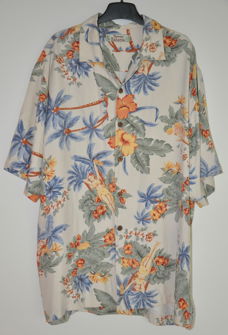 Blouse Tommy Bahama Hawaii shirt maat XL