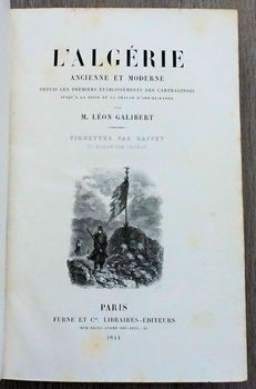 L’Algérie Ancienne et Moderne 1846 Galibert R12063 Algerije - 1