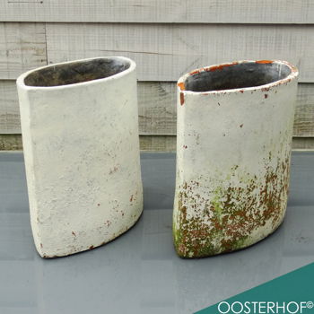 2x Bloempot Bootvorm 41,5 x 21,8 x 36,5 | Opknappers - 1