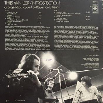 LP - Thijs van Leer - Introspection I - 1