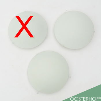 2x KWANTUM Plafonniere Melkwit E27 Ø 24,5 | BIJNA GRATIS - 1