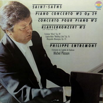 LP - Saint-Saëns - Philippe Entremont, piano - 0