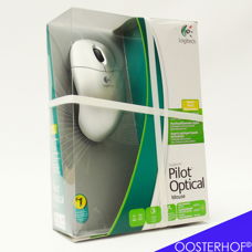 Logitech Pilot Optical Mouse USB Silver 931781-0914 NIEUW