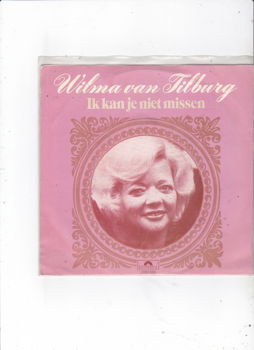 Single Wilma van Tilburg - Ik kan je niet missen - 0