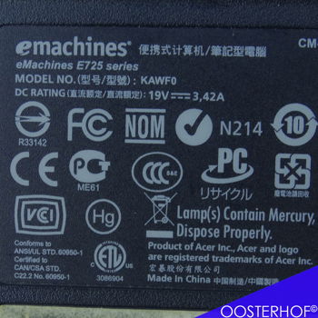 ACER EMachines E725 DC T4400 @2.2Ghz 120Gb SSD 4Gb W11 - 4