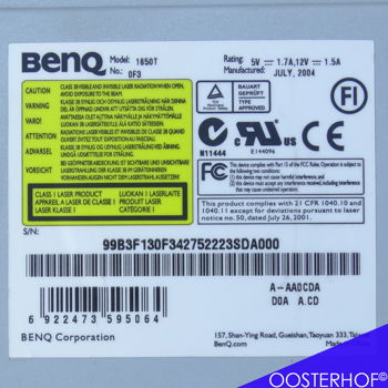 BenQ 1650-0F3 DVD-R 16x 2004 Optische Drive ATA - 5