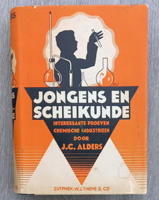 Jongens en Scheikunde 1941 MET Stofomslag (zeldzaam)