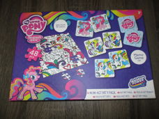 Little Pony Puzzel Plus Memory Spel