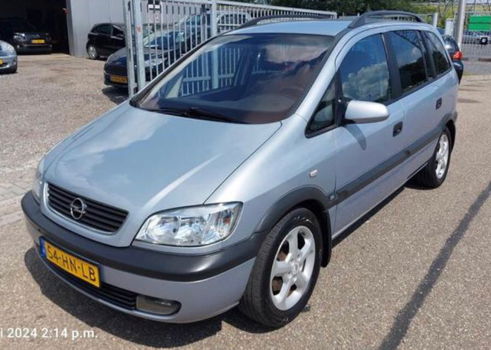 2001 Opel Zafira 2.2-16V Elegance ✅7-Persoons ✅AUTOMAAT ✅BENZINE ✅AIRCO ✅CRUISEC ✅TREKHAAK - 0